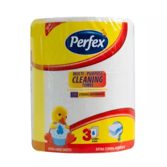   Perfex papírtörlő 3 rétegű 180 lap 1 tekercses Multi purpose
