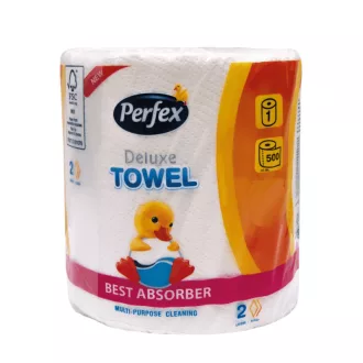 Perfex papírtörlő 2 rétegű 500 lap 1 tekercses Jumbo