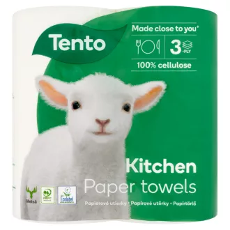 Tento Kitchen papírtörlő 3 rétegű 2 tekercs