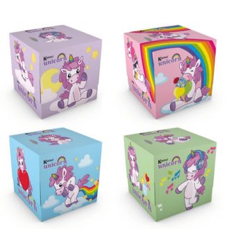   Kartika Unikornis dobozos papírzsebkendő 56db 3 rétegű 20x20cm