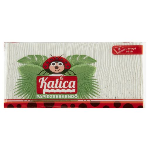 Katica papírzsebkendő 3 rétegű 80 db