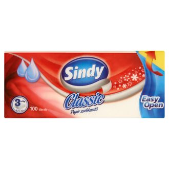 Sindy Classic papírzsebkendő 3 rétegű 100 db