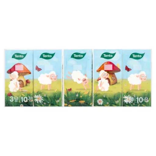 Tento papírzsebkendő 3 rétegű 10 x 10 db