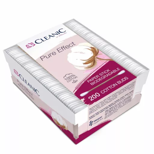 Cleanic Silk Effect kozmetikai pálca 200db papír dobozos
