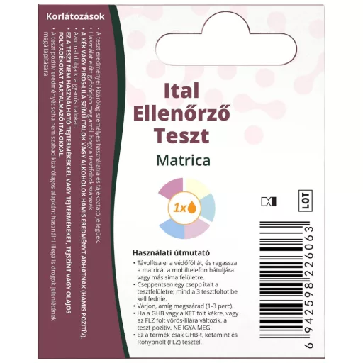 Whitelab ital ellenőrző matrica 3db