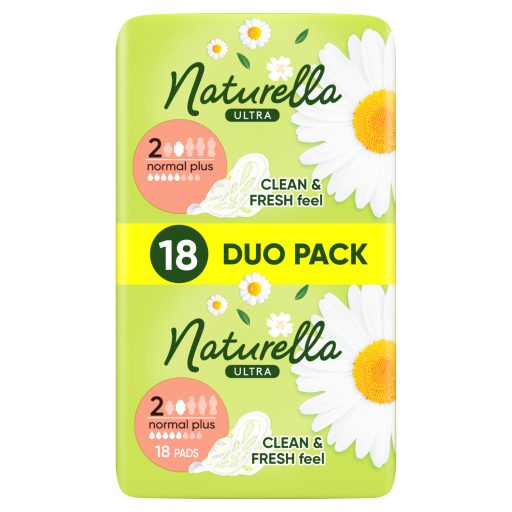 Naturella Ultra Szárnyas Betét, Normal Plus (2-es méret) Méret, 18 db