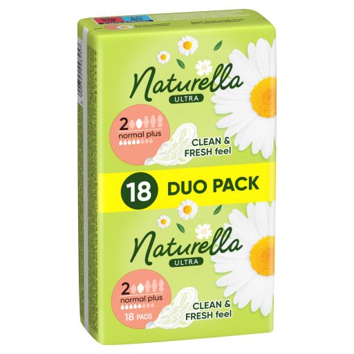 Naturella Ultra Szárnyas Betét, Normal Plus (2-es méret) Méret, 18 db