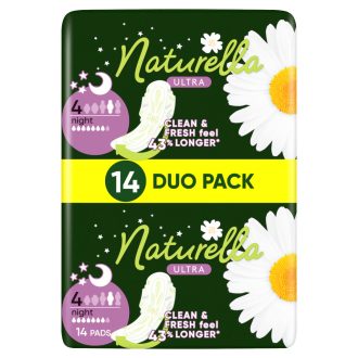   Naturella Ultra Szárnyas Betét, Night (4-es méret) Méret, 14 db