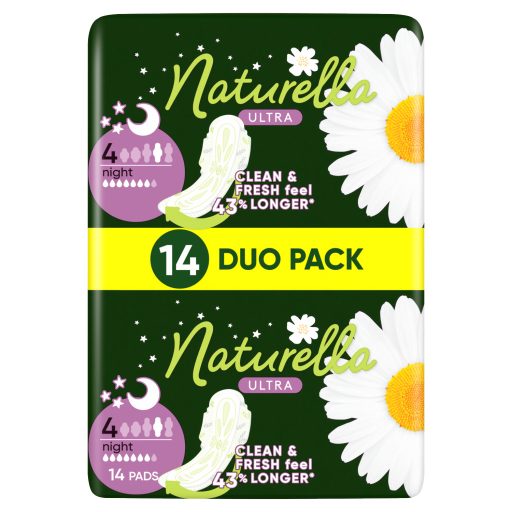 Naturella Ultra Szárnyas Betét, Night (4-es méret) Méret, 14 db