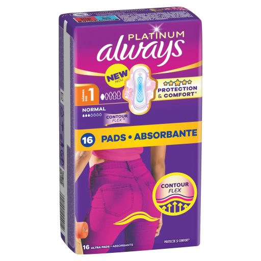 Always Platinum Normal Szárnyas Egészségügyi Betét, 16 db
