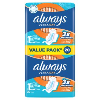   Always Ultra Day Normal Egészségügyi Betét (1-es Méret) Szárnyas Betét x 20]