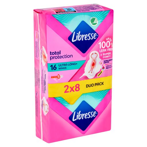 Libresse Ultra Long+ szárnyas egészségügyi betét 16 db