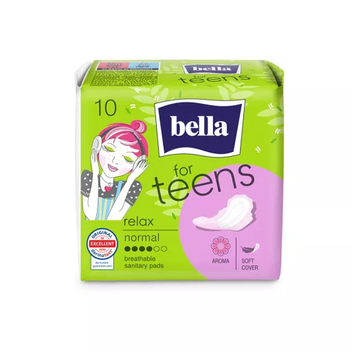 Bella For Teens egészségügyi betét 10db Ultra Relax