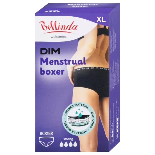 Bellinda Menstruációs fehérnemű Boxer Strong Fekete XL
