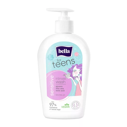 Bella For Teens Sensitive Intimate Wash intim mosakodógél 300 ml
