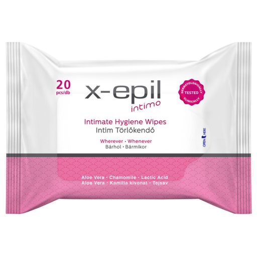 X-Epil Intimo Intim törlőkendő 20db