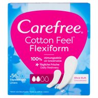   Carefree Cotton Feel Flexiform tisztasági betét illatanyagmentes 56 db