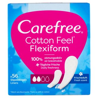 Carefree tisztasági betét 56db Cotton Feel Flexiform