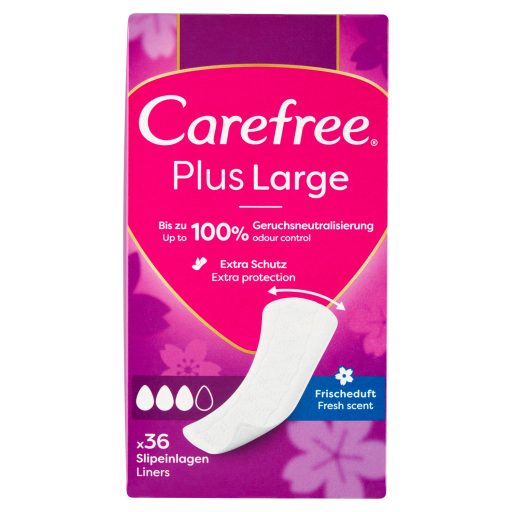 Carefree tisztasági betét 36db Large Plus Fresh