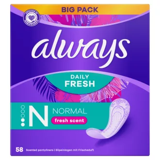   Always Daily Fresh Normal, Friss illattal 58 X Darabos Kiszerelés