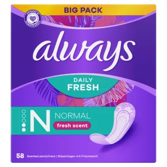   Always Daily Fresh Normal, Friss illattal 58 Darabos Kiszerelés