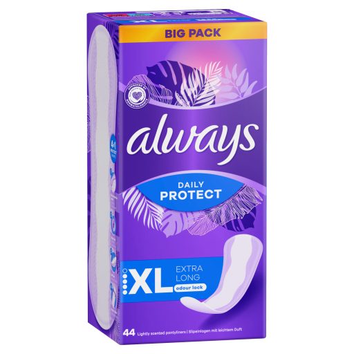Always Dailies Extra Protect Long Plus Tisztasági Betét, 44 db