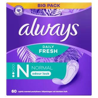   Always Dailies Normal Fresh Protect  Tisztasági Betét,  60 db