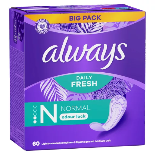 Always Dailies Normal Fresh Protect  Tisztasági Betét,  60 db