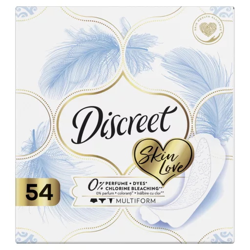 Discreet Légáteresztő Multiform 0%-os Skin Love Tisztasági Betétek