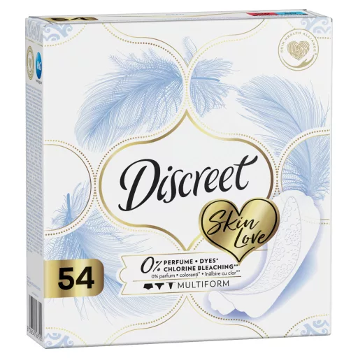 Discreet Légáteresztő Multiform 0%-os Skin Love Tisztasági Betétek