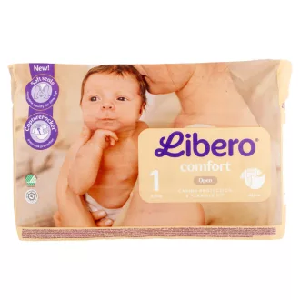   Libero Comfort egyszerhasználatos pelenka, méret: 1, 2-5 kg, 43 db