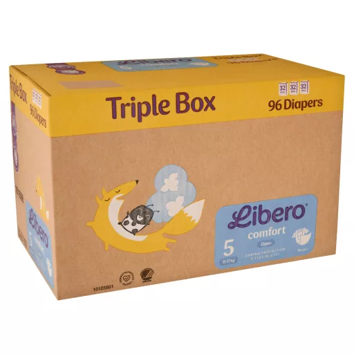 Libero Comfort egyszerhasználatos pelenka, méret: 5, 11-17 kg, 96 db