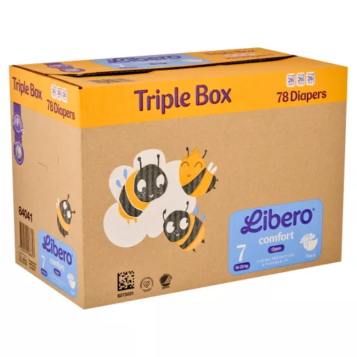 Libero Comfort egyszerhasználatos pelenka, méret: 7, 16-26 kg, 78 db