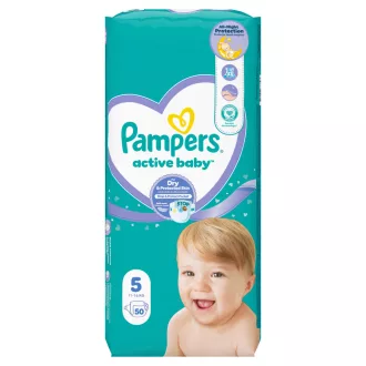  Pampers Active Baby Pelenka, Méret: 5, 50 db Pelenka, 11kg-16kg