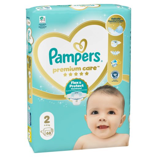 Pampers Premium Care, Méret: 2, 68 Pelenka, 4kg-8kg