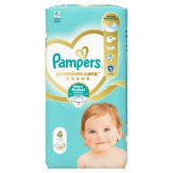 Pampers Premium Care, Méret: 4, 52 Pelenka, 9kg-14kg
