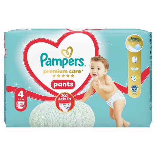Pampers Premium Care Bugyipelenka, Méret: 4, 38 db, 9kg-15kg
