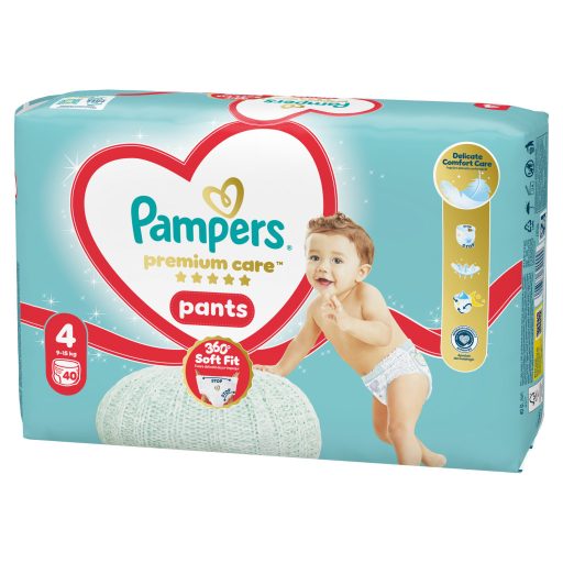 Pampers Premium Care Bugyipelenka, Méret: 4, 38 db, 9kg-15kg
