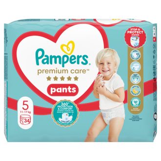   Pampers Premium Care Bugyipelenka, Méret: 5, 34 db, 11kg-17kg