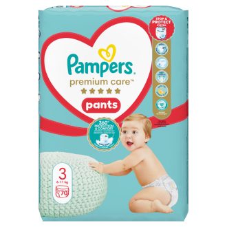   Pampers Premium Care Bugyipelenka, Méret: 3, 70 db, 6kg-11kg