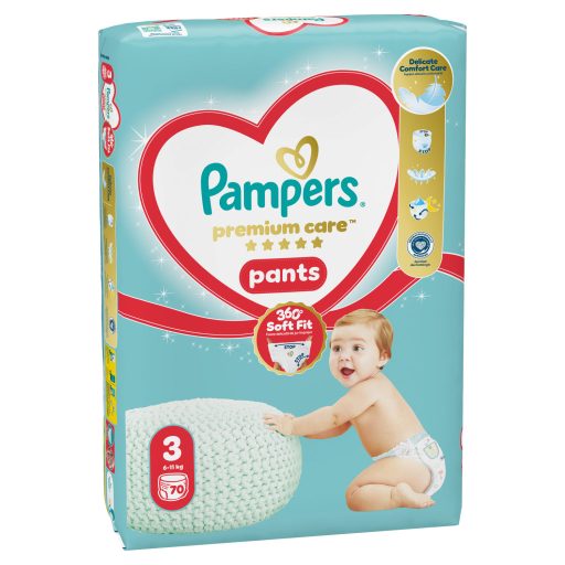 Pampers Premium Care Bugyipelenka, Méret: 3, 70 db, 6kg-11kg