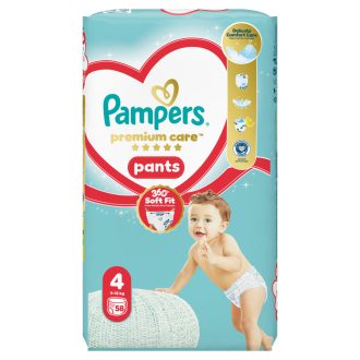   Pampers Premium Care Bugyipelenka, Méret: 4, 58 db, 9kg-15kg