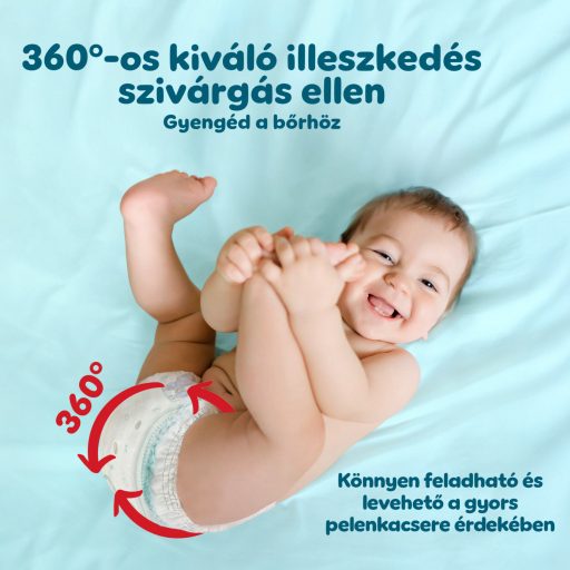 Pampers Premium Care Bugyipelenka, Méret: 4, 58 db, 9kg-15kg