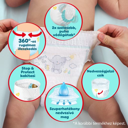 Pampers Premium Care Bugyipelenka, Méret: 6, 42 db, 13kg-19kg