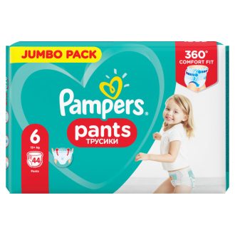 Pampers Pants Bugyipelenka, Méret: 6, 44 db Pelenka, 15kg+