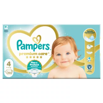 Pampers Premium Care Pelenka, Méret: 4, 104 db, 9kg-14kg