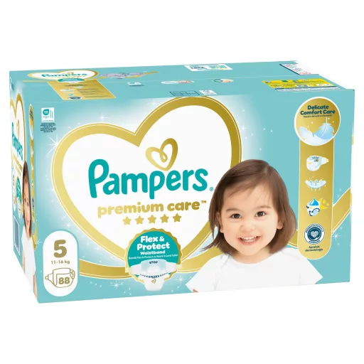 Pampers Premium Care Pelenka, Méret: 5, 88 db, 11kg-16kg