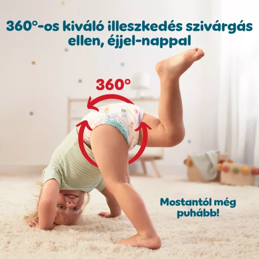 Pampers Active Baby Bugyipelenka, Méret: 5, 96 db Pelenka, 11kg-17kg