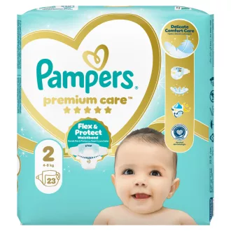 Pampers Premium Care Pelenka, Méret: 2, 23 db, 4kg-8kg
