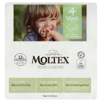   Moltex Pure & Nature ÖKO nadrágpelenka méret: 4 Maxi, 7-18 kg, 29 db